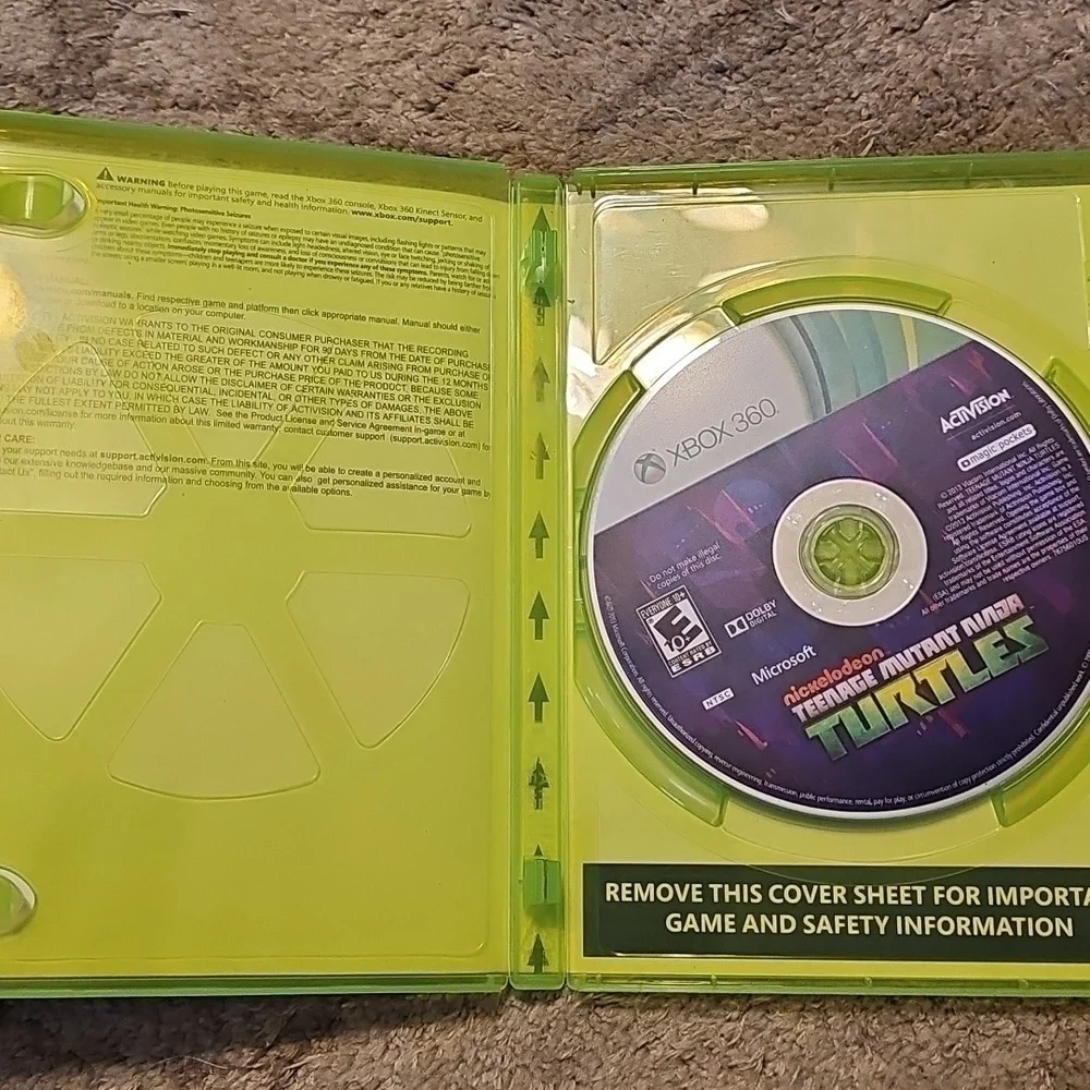 Teenage Mutant Ninja Turtles For Xbox 360